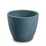 ROUND LIGHT BLUE CERAMIC POTS -حوض سيراميك أزرق فاتح مستدير