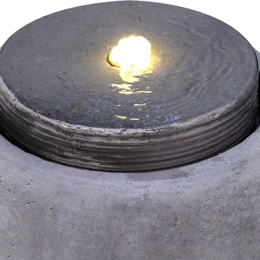 WELLINGTON NATURAL CONCRETE FOUNTAIN D30CM