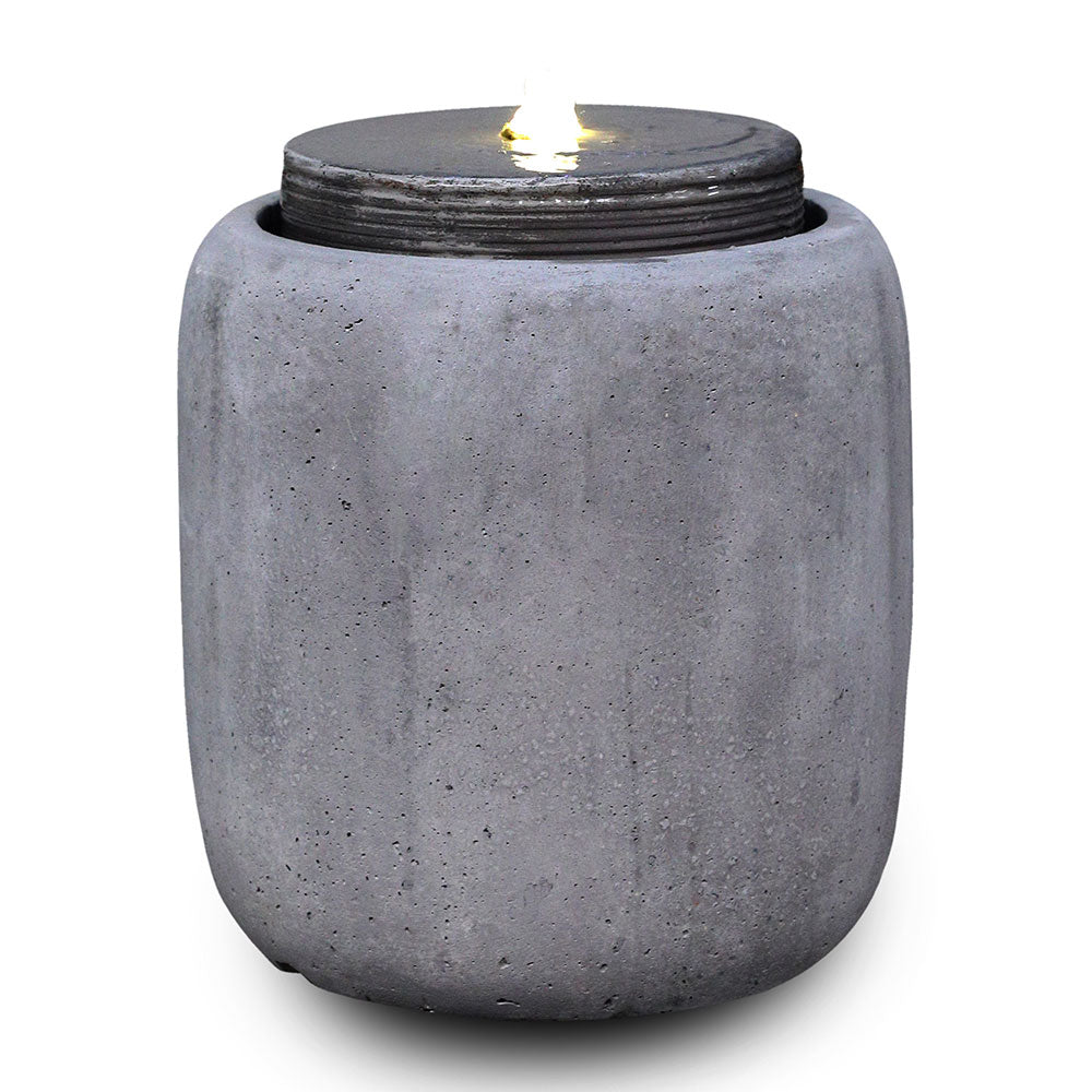 WELLINGTON NATURAL CONCRETE FOUNTAIN D30CM