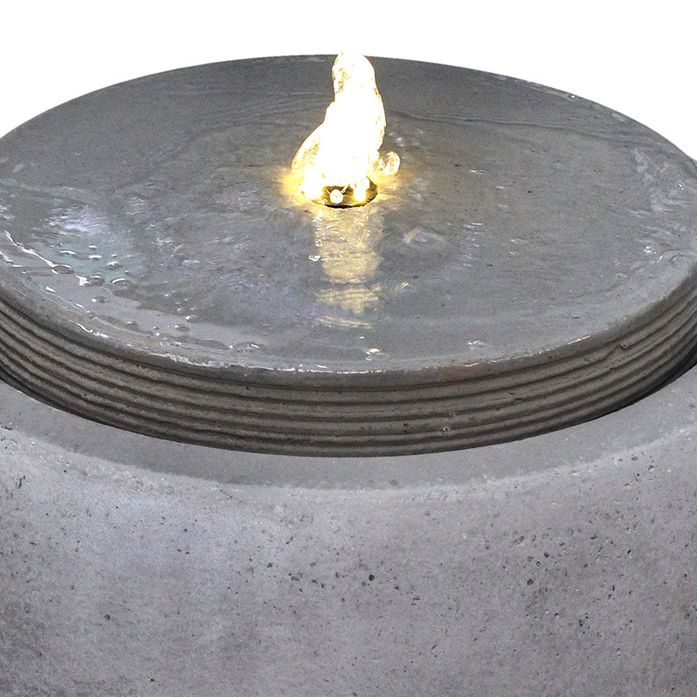 WELLINGTON NATURAL CONCRETE FOUNTAIN D45CM