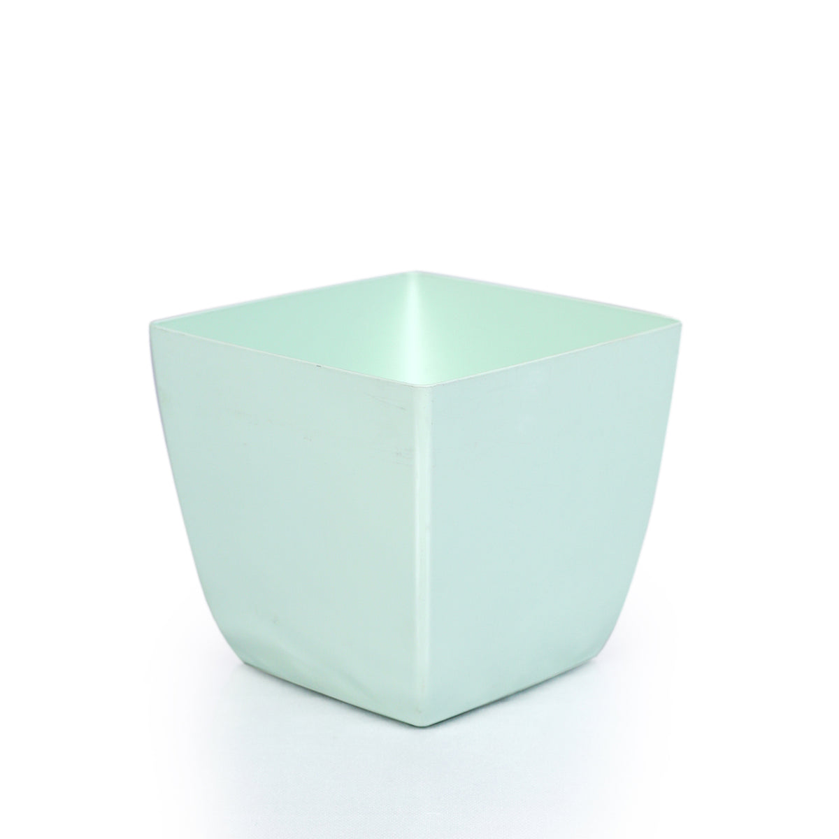 SANTIAGO PASTEL SQUARE AQUAMARINA PLASTIC POT 13 حوض سانتياغو