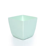 SANTIAGO PASTEL SQUARE AQUAMARINA PLASTIC POT 13 حوض سانتياغو