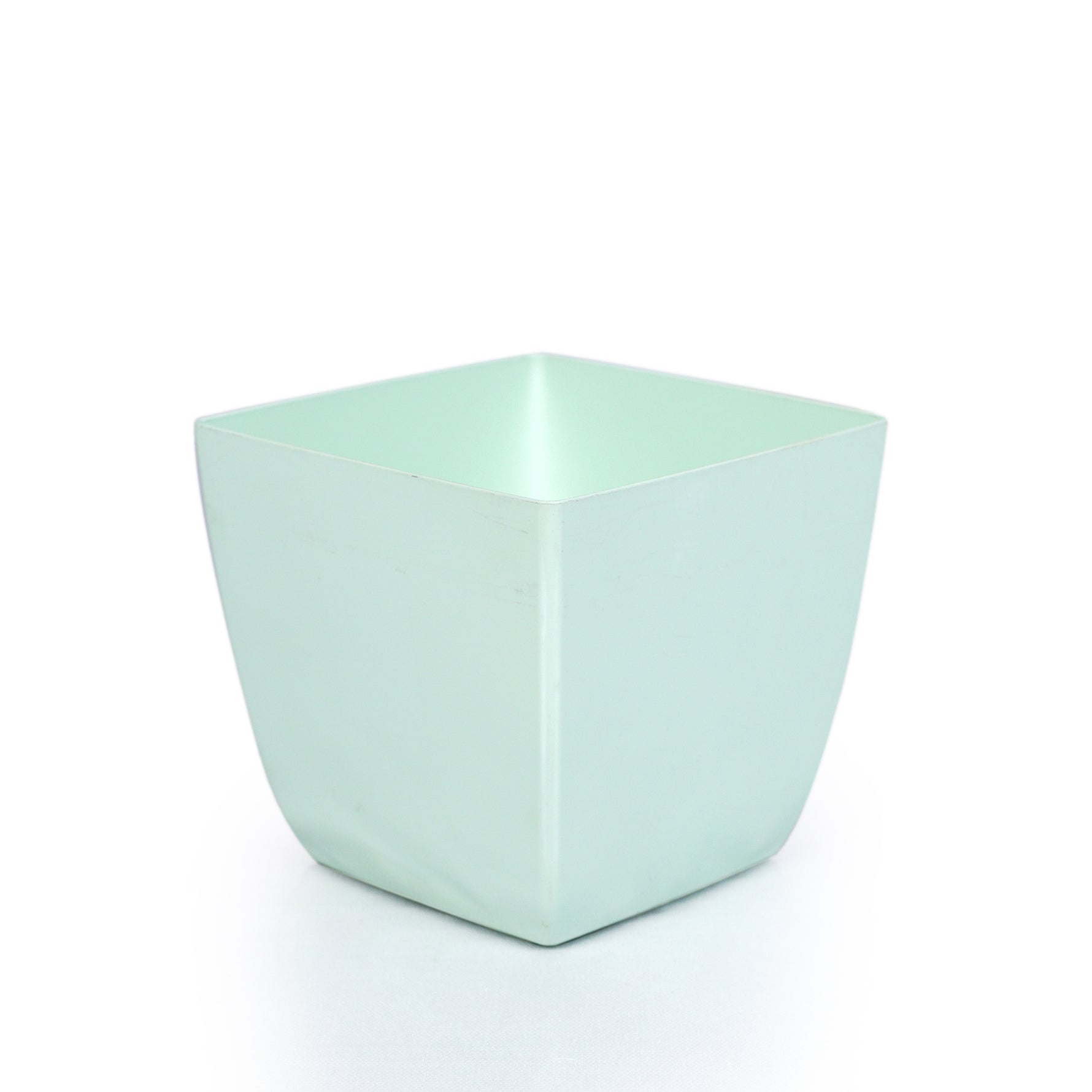 SANTIAGO PASTEL SQUARE AQUAMARINA PLASTIC POT 13 حوض سانتياغو