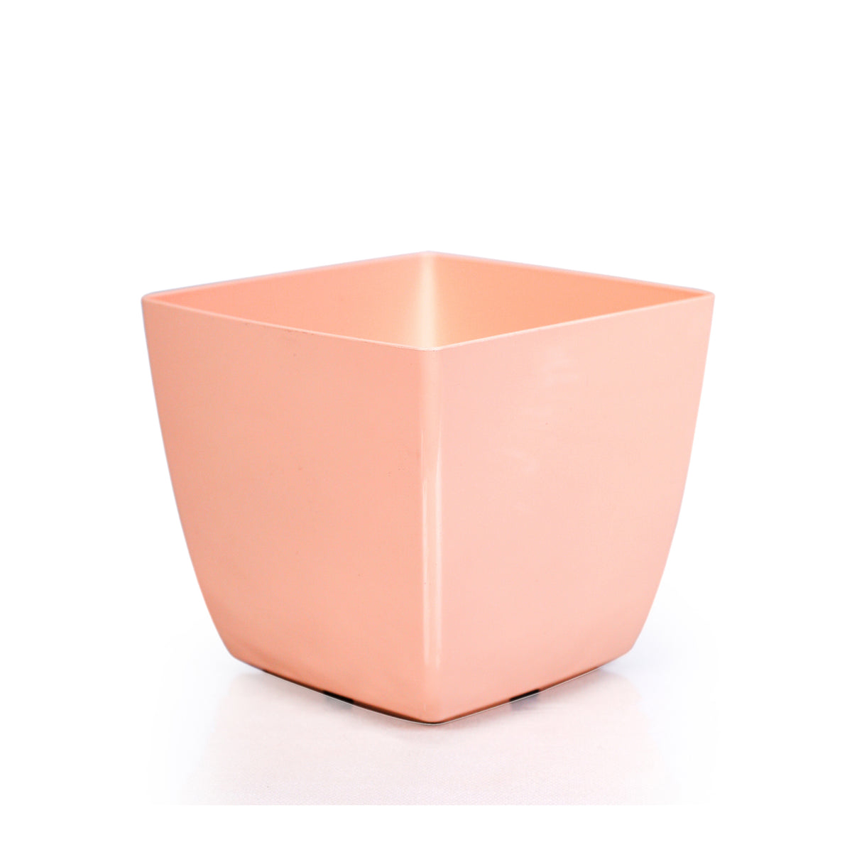 SANTIAGO SQUARE PORCELLANA PLASTIC POT W11CM - حوض سانتياغو