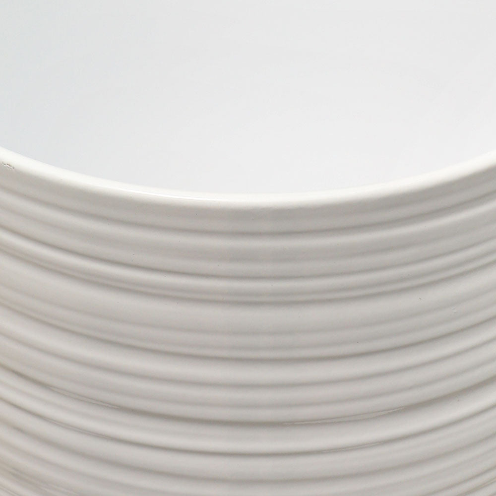 PEORIASH WHITE PLANTER - حوض بيورياش الابيض