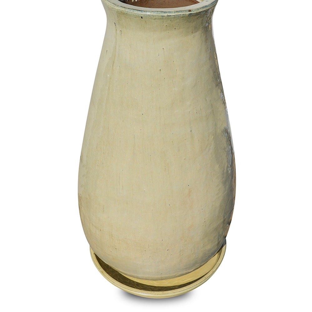 KAMPEN CREAMY CERAMIC BOTTLE PLANTER