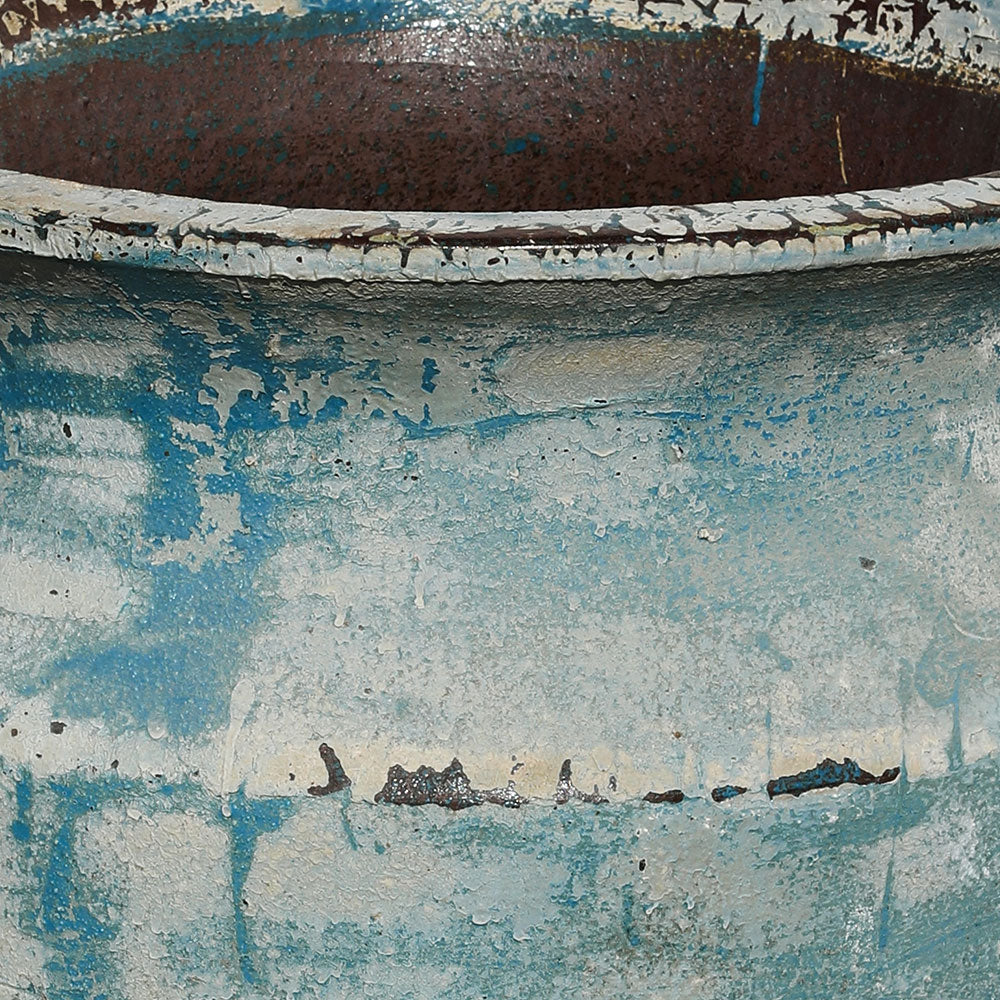 ZUTPHEN BLUE CERAMIC PLANTER