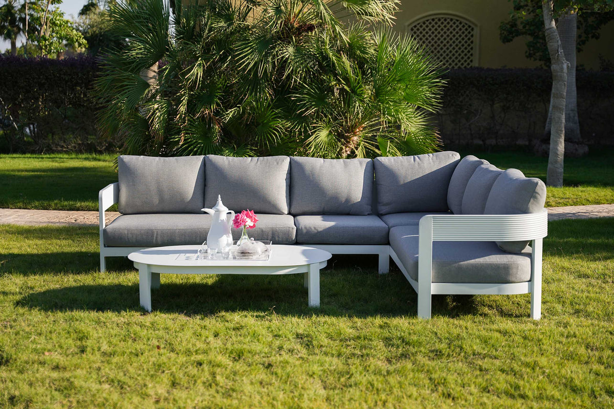 MECHELEN WHITE SOFA SET - طقم أريكة - أبيض