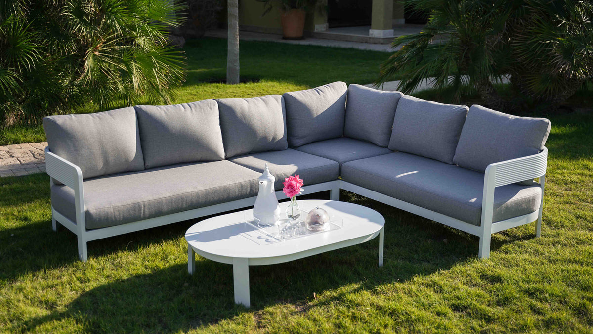 MECHELEN WHITE SOFA SET - طقم أريكة - أبيض