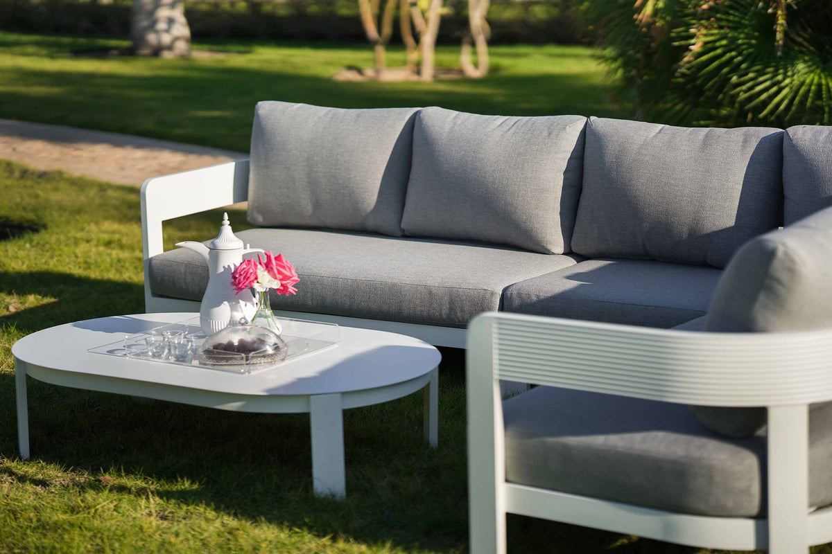 MECHELEN WHITE SOFA SET - طقم أريكة - أبيض