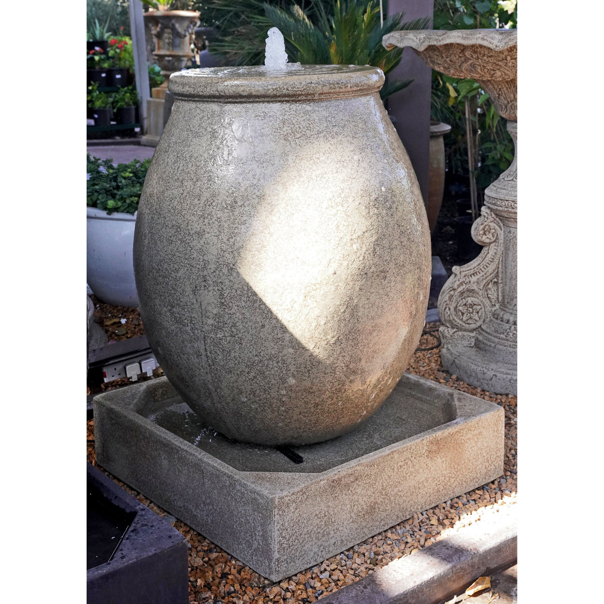 EROSE JAR FOUNTAIN RUSTY BEIGE (EXTENDED WATER PIPE NOT REQUIRED)