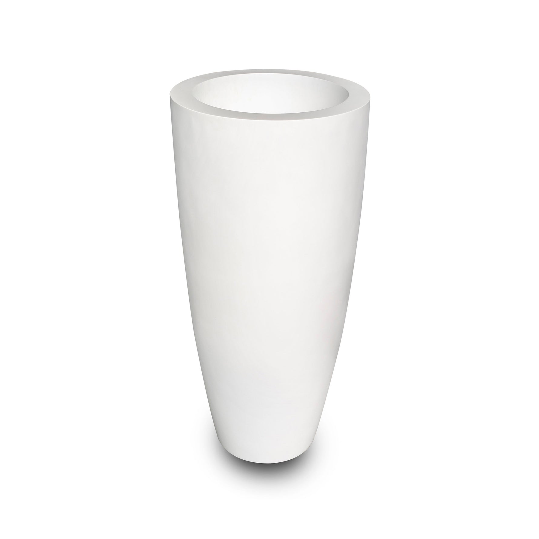 FERRARA PLANTER MATTE-WHITE - حوض فيرارا