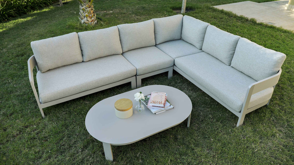 MECHELEN BEIGE SOFA SET - طقم اريكة - بيج