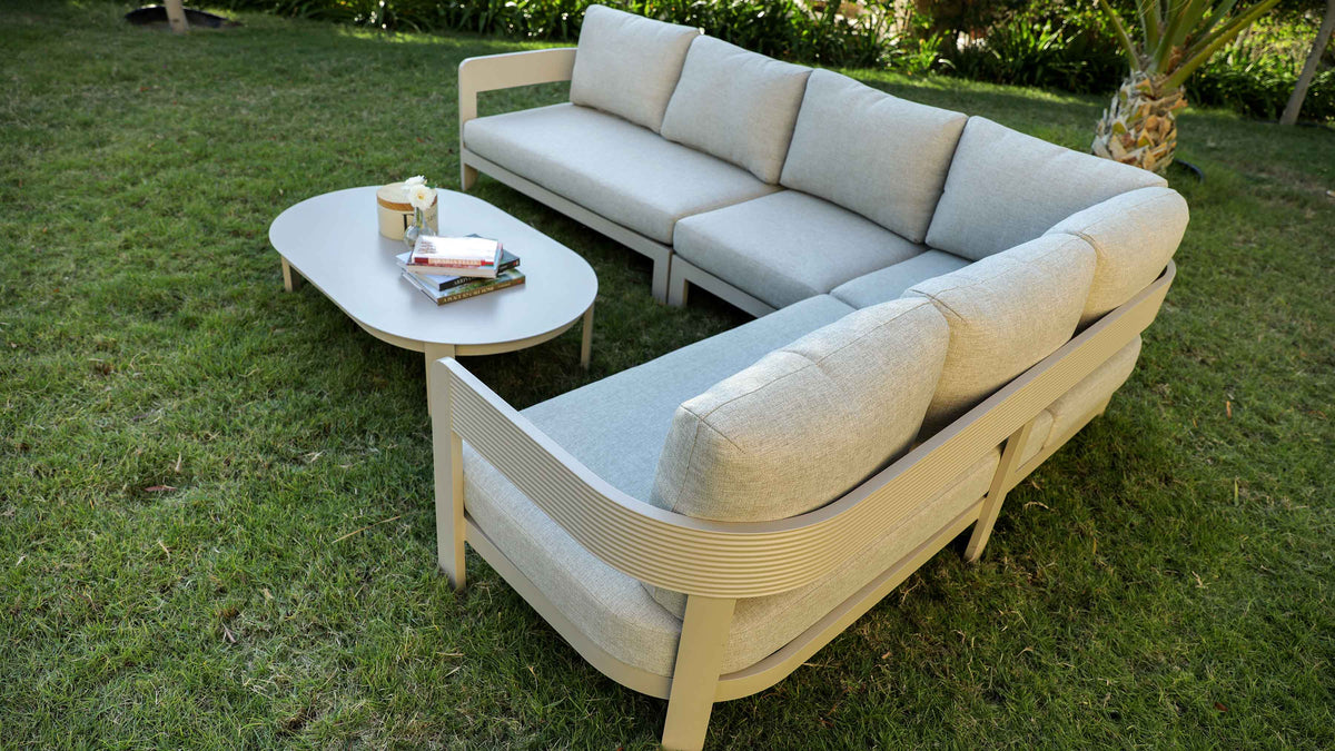 MECHELEN BEIGE SOFA SET - طقم اريكة - بيج