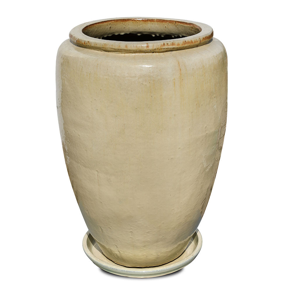 ARNHEM CREAMY CERAMIC PLANTER - حوض السيراميك كريم