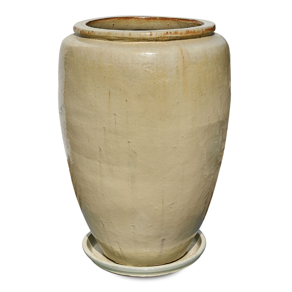 ARNHEM CREAMY CERAMIC PLANTER - حوض السيراميك كريم