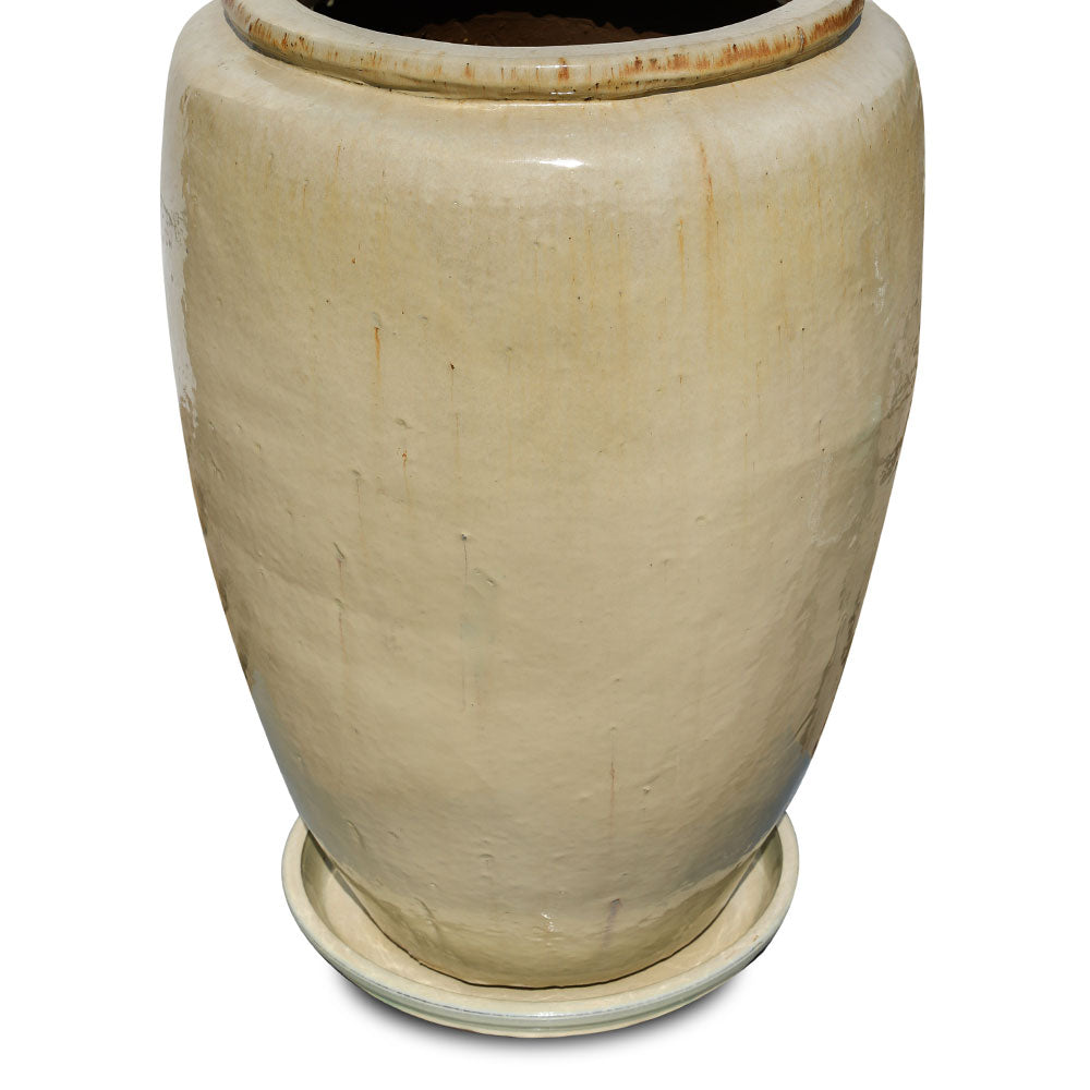 ARNHEM CREAMY CERAMIC PLANTER - حوض السيراميك كريم