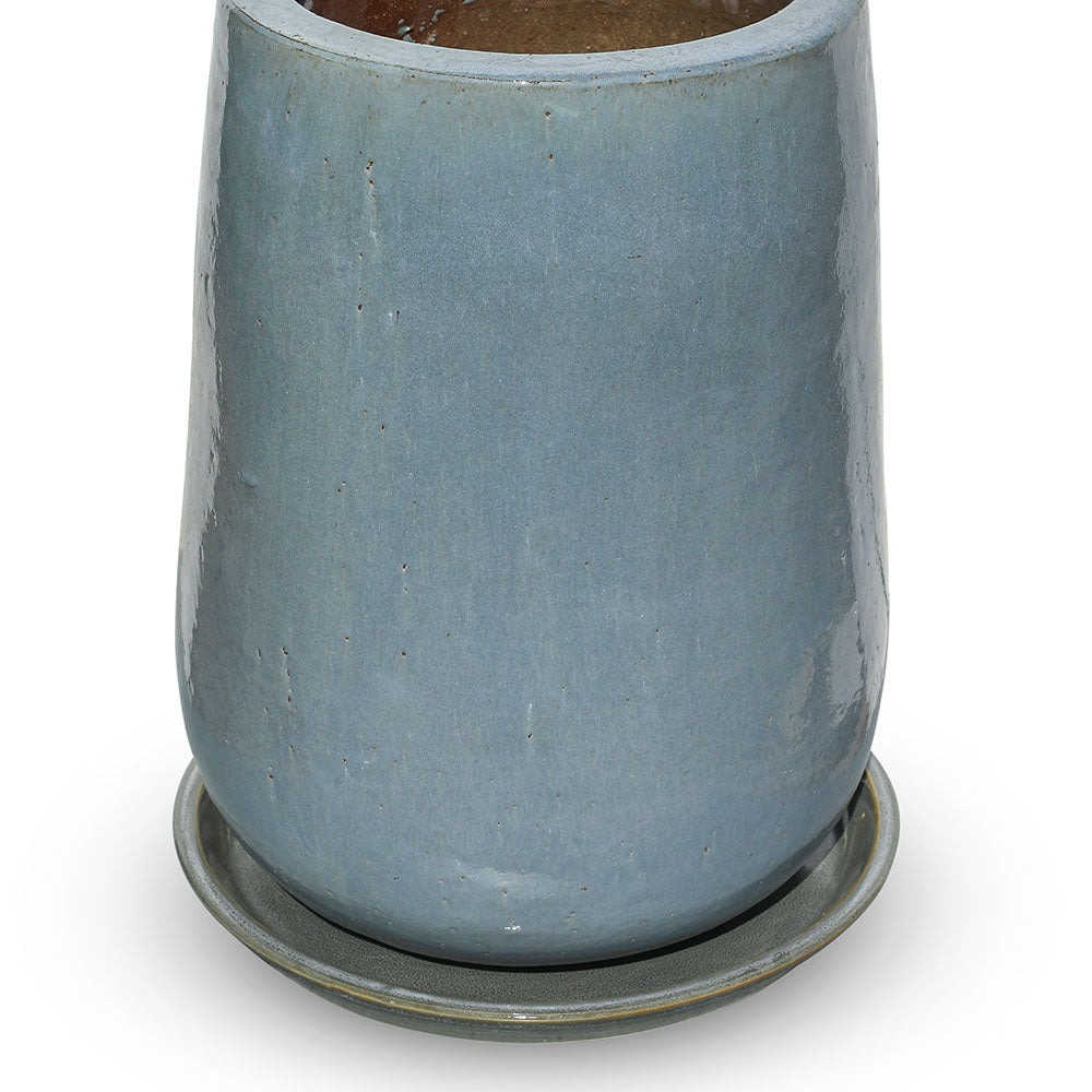 SCHIEDAM GREY TALL CERAMIC PLANTER