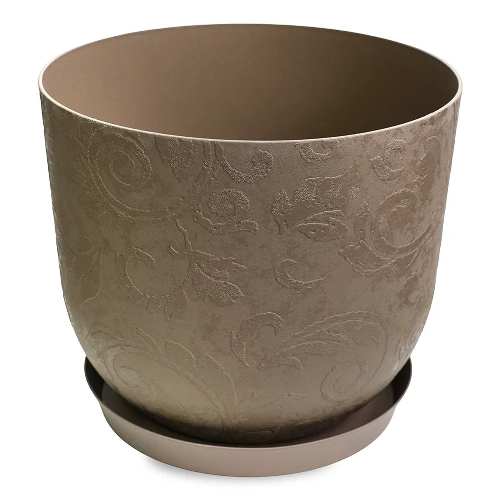 LORIENT BEIGE PLASTIC POT D 30 CM - حوض بلاستيك