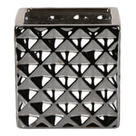 ASHEVILLE GLEAMING TITANIUM-SILVER POT W14 CMS