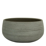 ANGERS BROWN BOWL PLANTER D24CM - حوض سيراميك بني