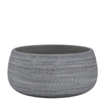 ANGERS GREY BOWL PLANTER D29CM - حوض سيراميك رمادي