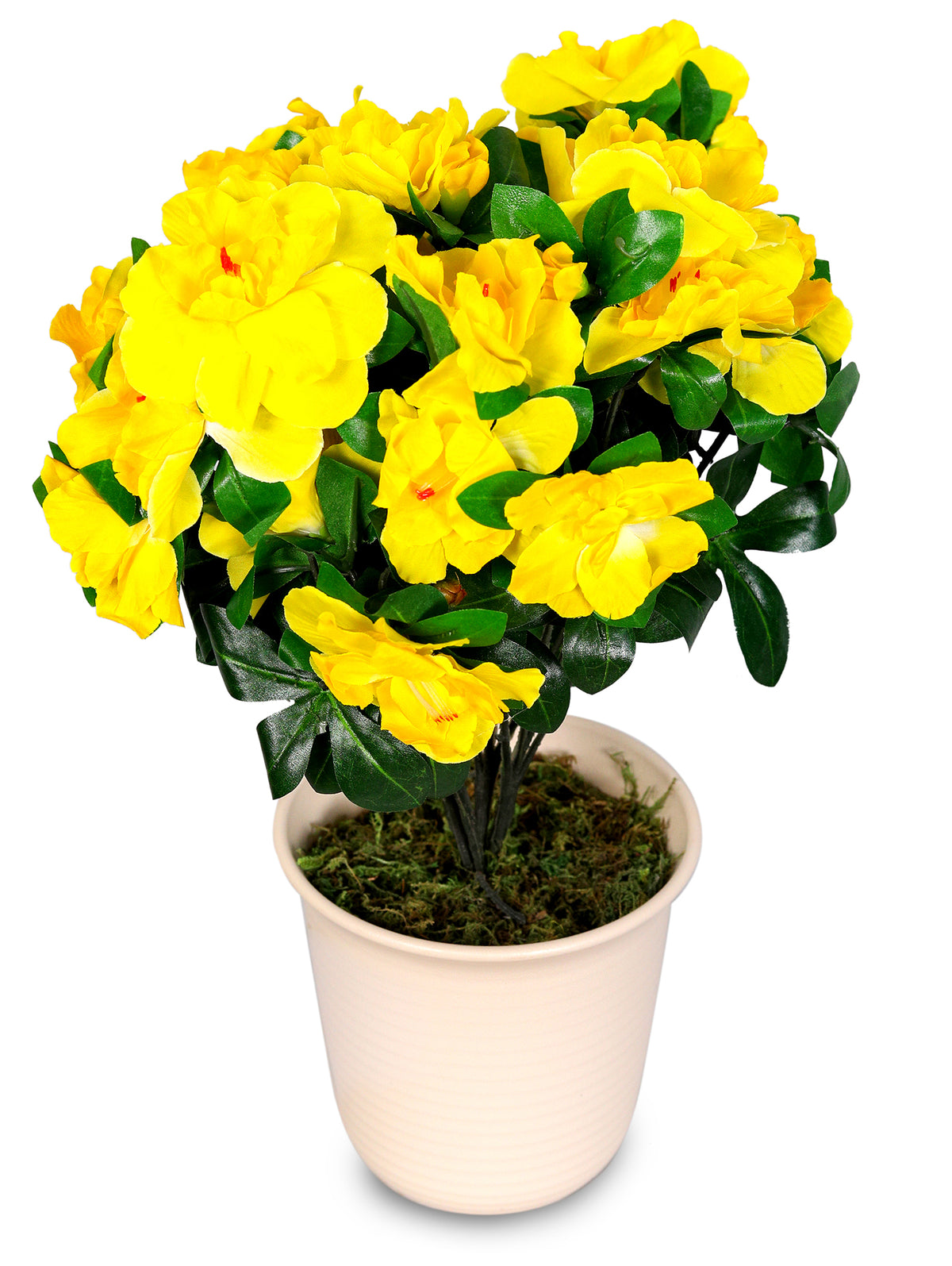 ARTIFICIAL AZALEA YELLOW FLOWER PLANT-ازاليا صناعى ورد أصفر