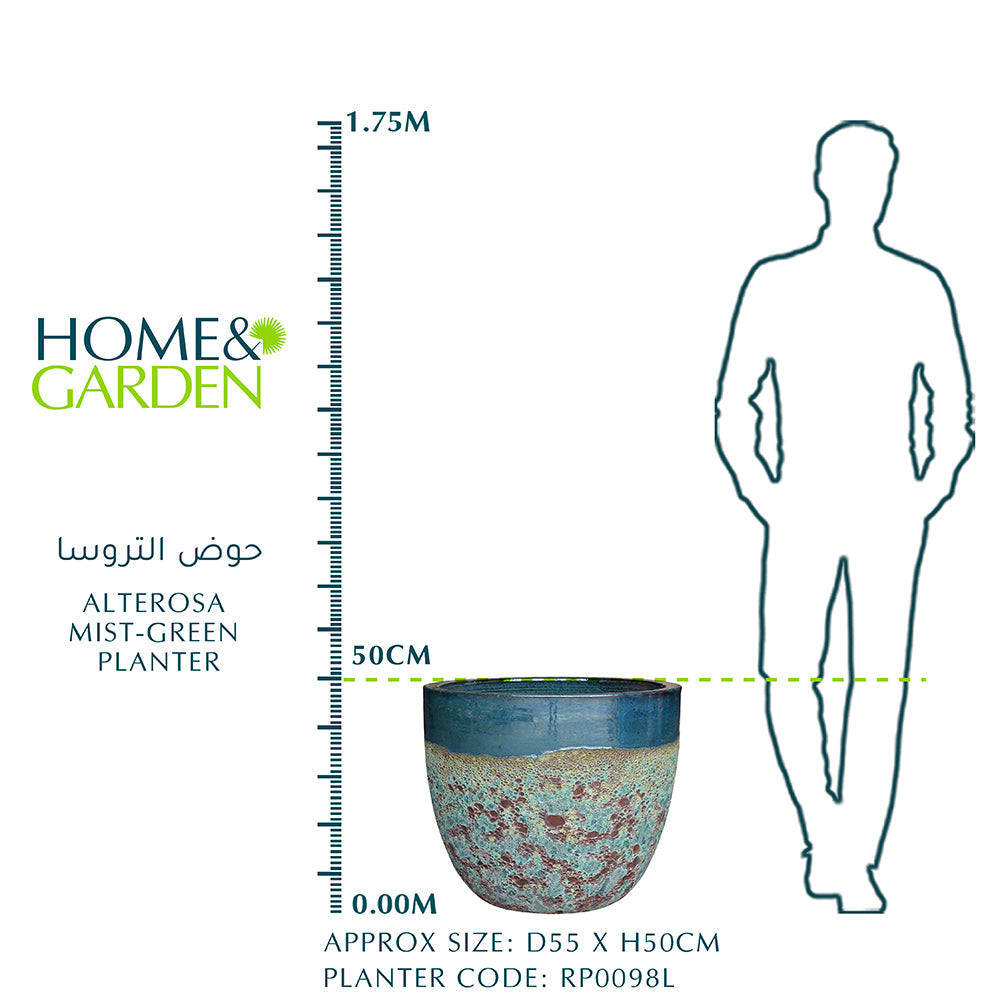 ALTEROSA MIST-GREEN PLANTER