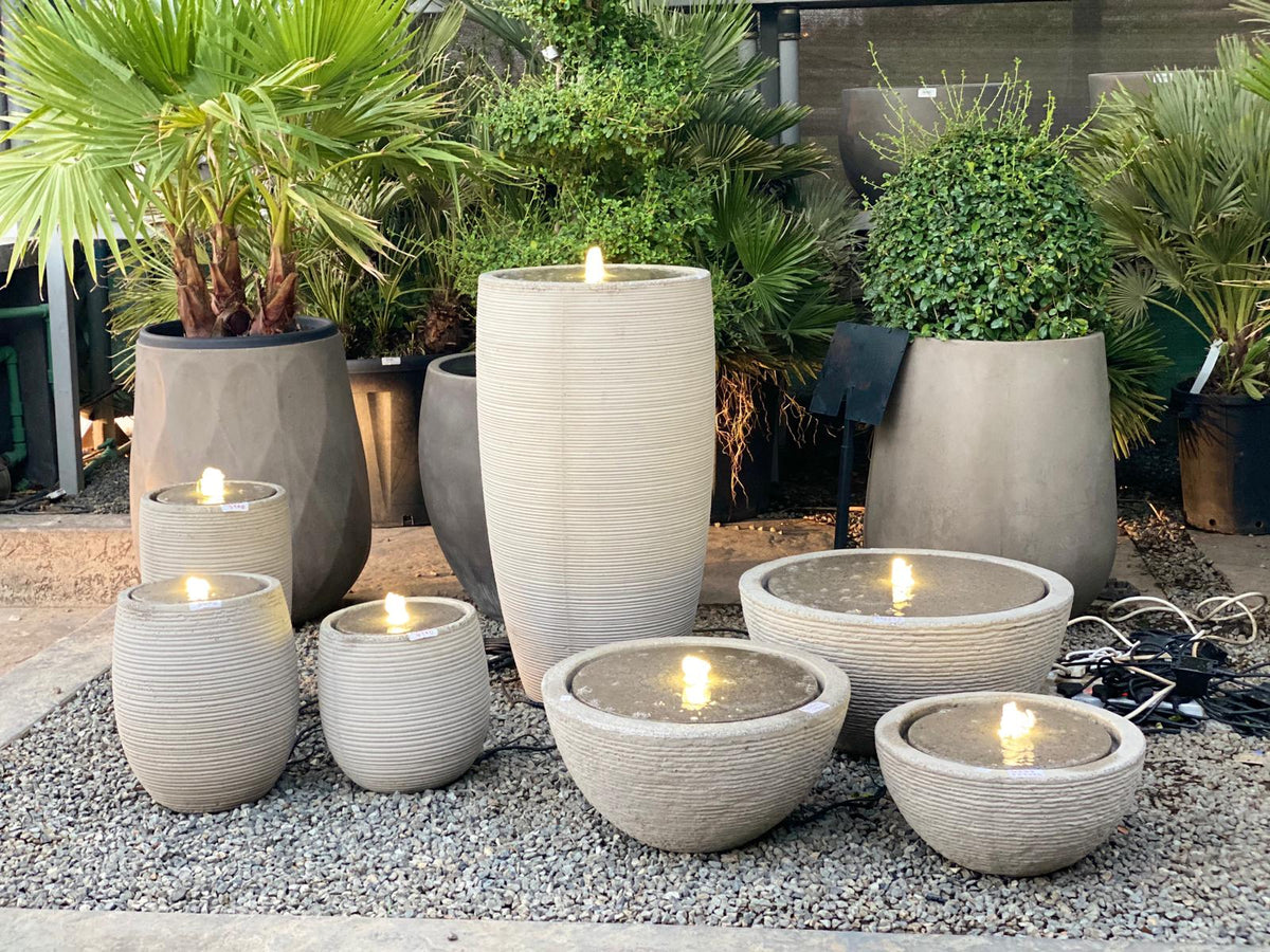 WINTINNA NATURAL CONCRETE FOUNTAIN D30CM -نافورة وينتينا