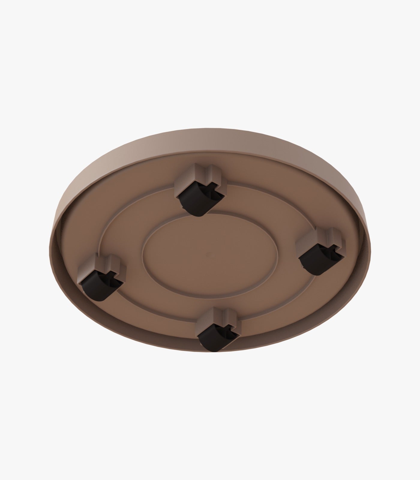 REDON BROWN SAUCER/WHEELS 40CM