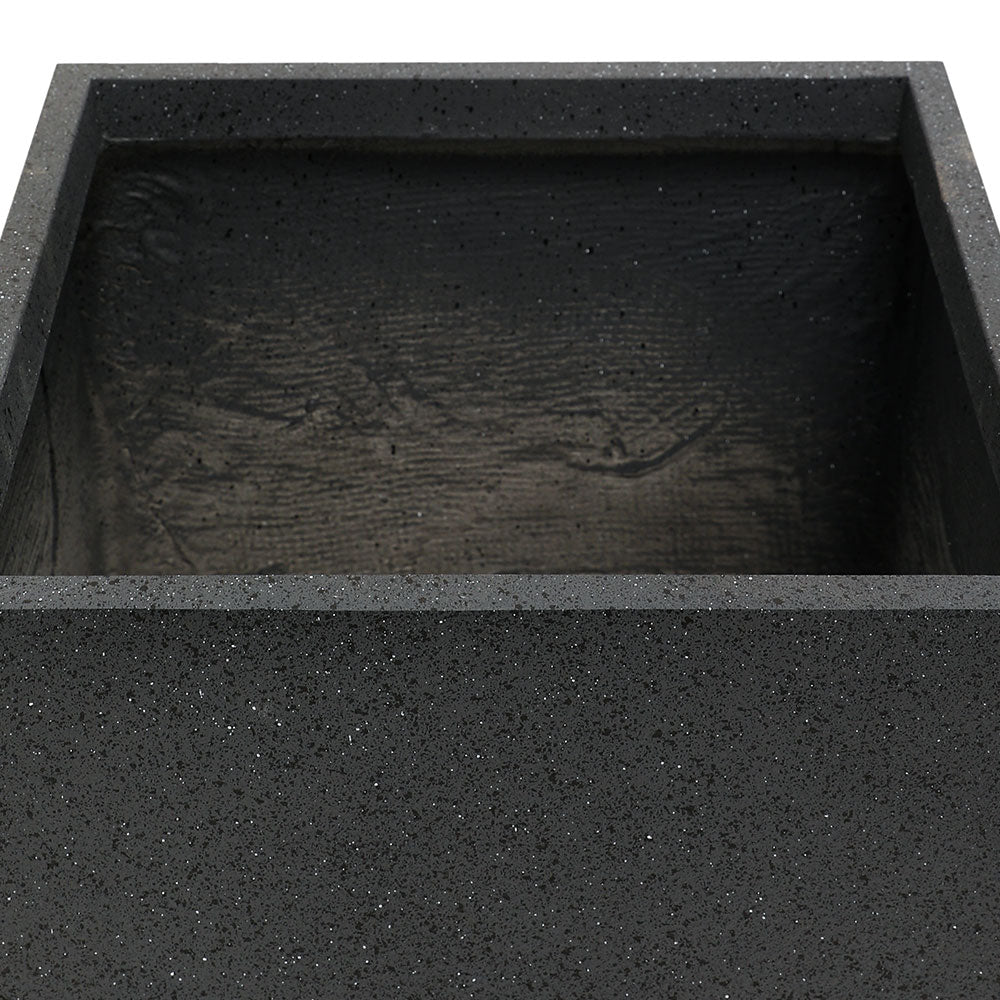 WOLFSBERG BLACK PLANTER 44 CM - حوض ولفسبيرج الاسود 44 سم