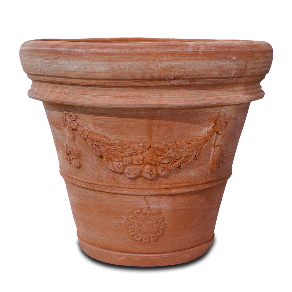 HAGEN DISENADO TERRACOTTA PLANTER - حوض هاجن ديسينادو الفخار 