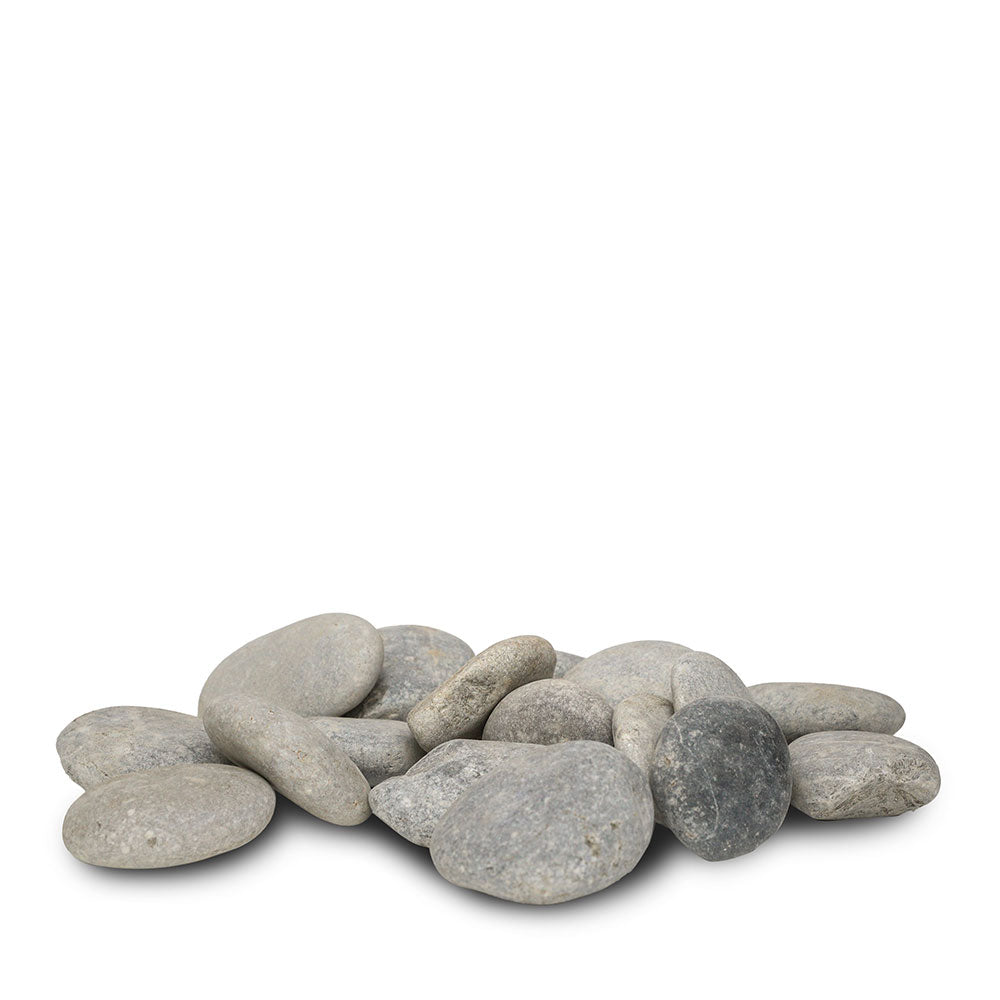 GREY PEBBLES STONE  40-60MM 25KG BAG - حصى أبيض نقي ٤٠-٦٠ مم كيس ٢٥ كجم