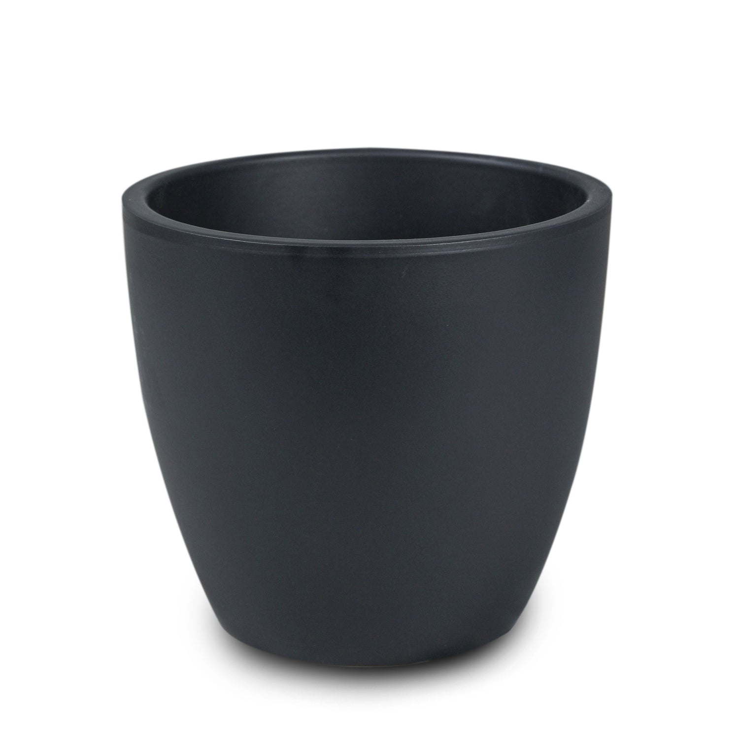 DONSKOY GLAZED-BLACK PLANTER - حوض دونسكوي