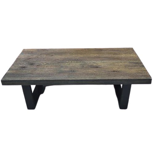 RIVAS NATURAL CONCRETR/BROWN TABLE - طاولة ريفاس