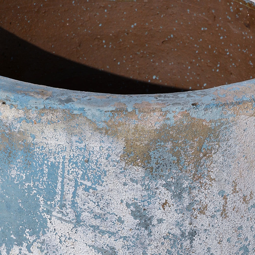 FRANEKER BLUE CERAMIC PLANTER