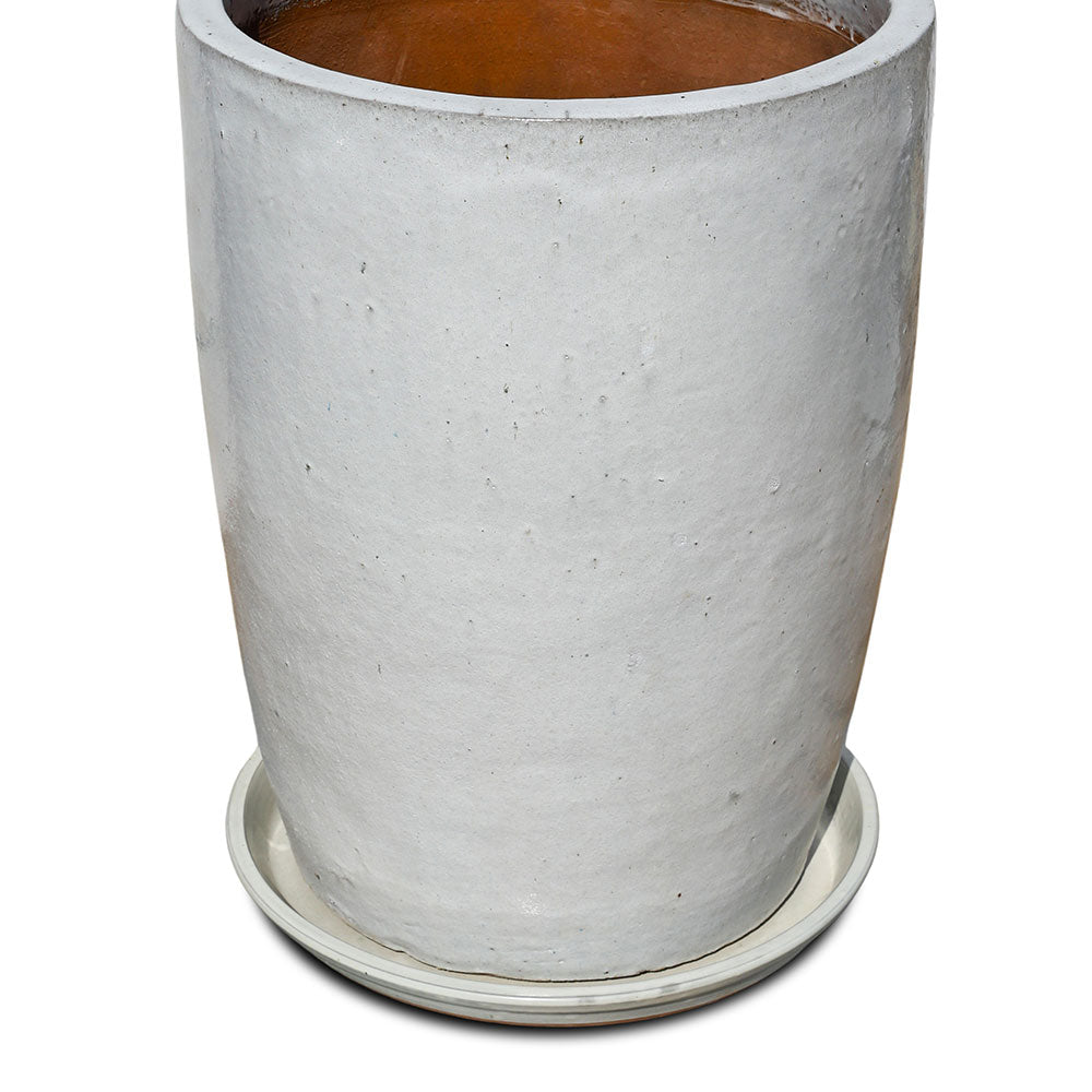 DELFT WHITE CERAMIC PLANTER