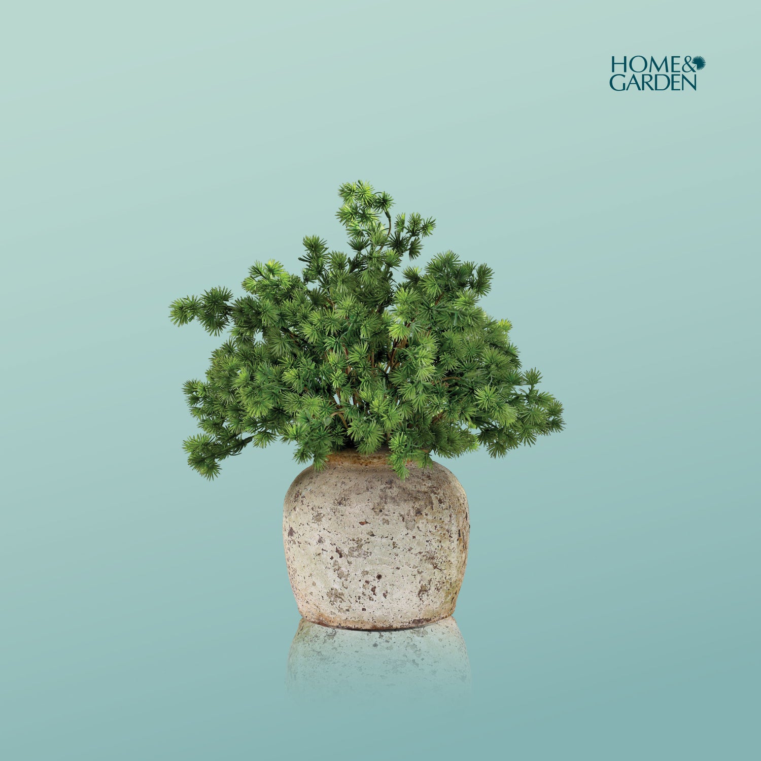 ARTIFICIAL GREEN BUSH POT