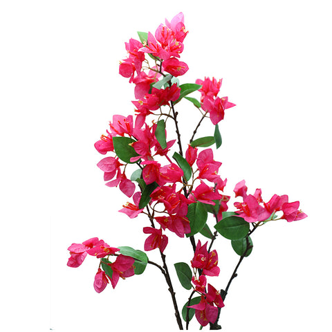 ARTIFICIAL BOUGAINVILLEA RED FLOWERS H60CM - نبات الهجنمية الاصطناعي 60 سم