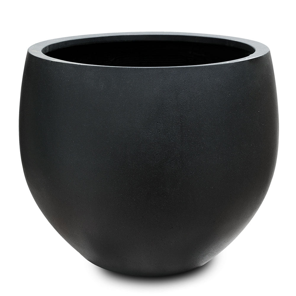 MESSINA BLACK PLANTER - حوض ميسينا الاسود