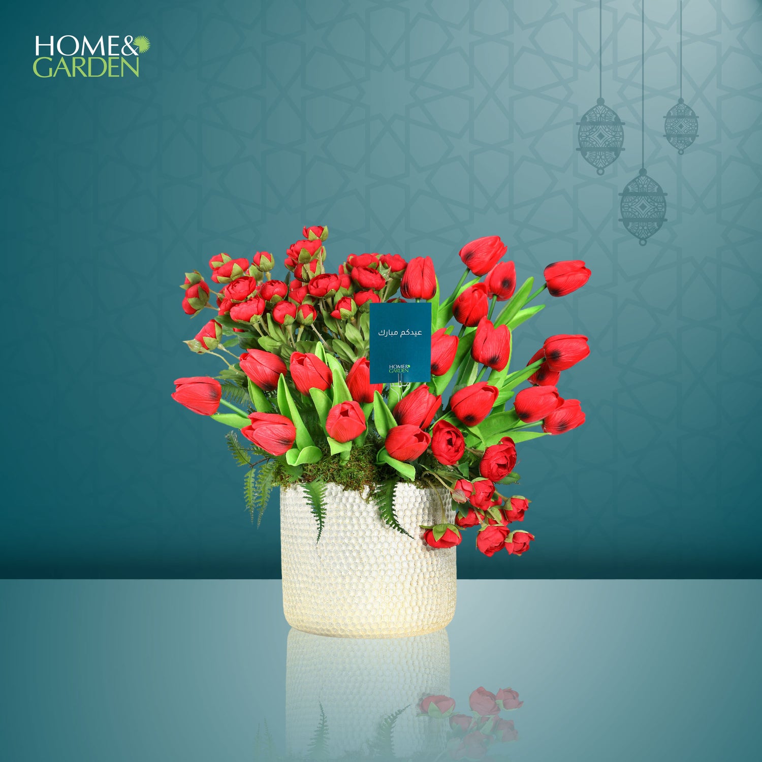ARTIFICIAL RED TULIP GIFT