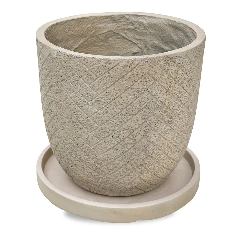 VOLENDAM BEIGE POT D35 CM