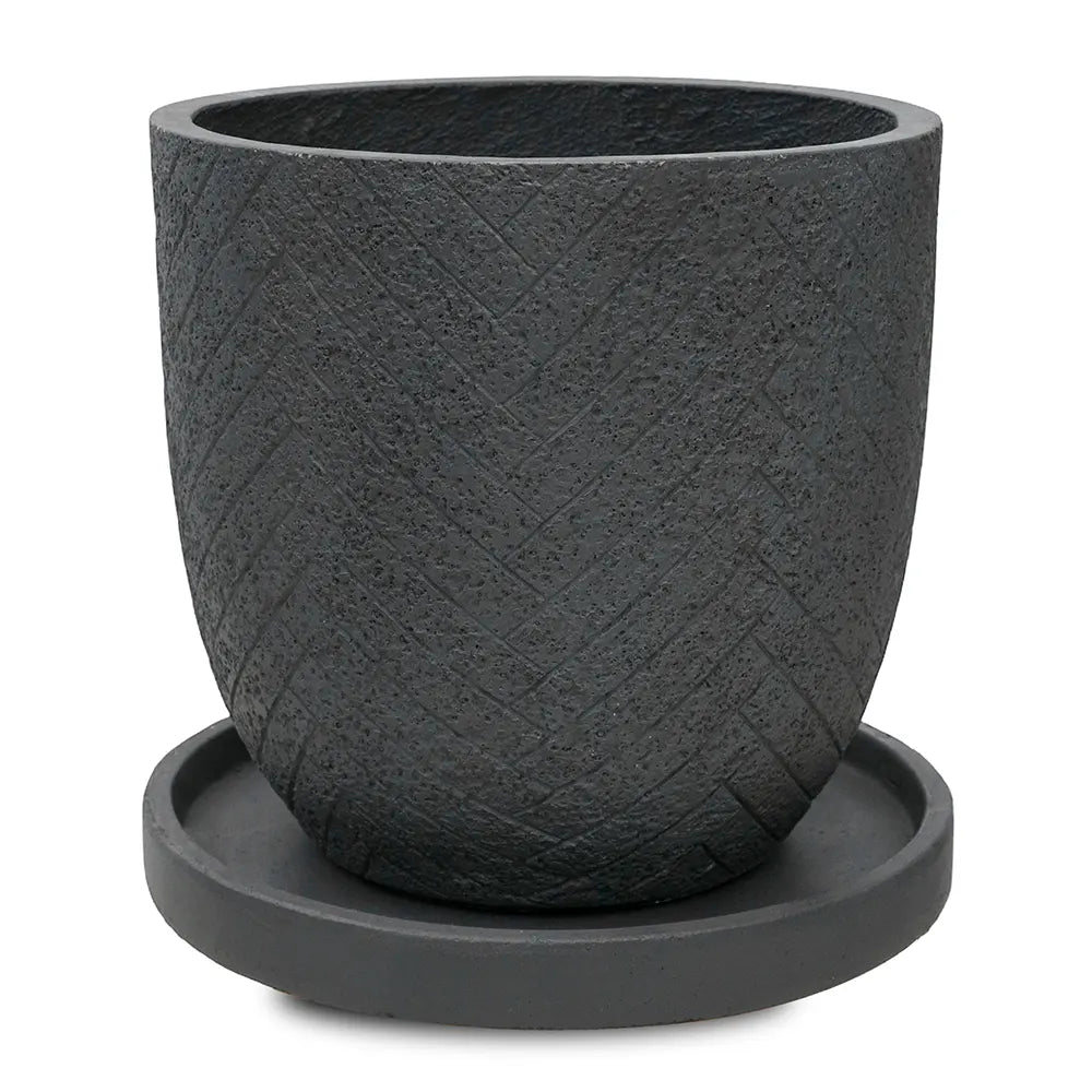 VOLENDAM BLACK POT D35 CM