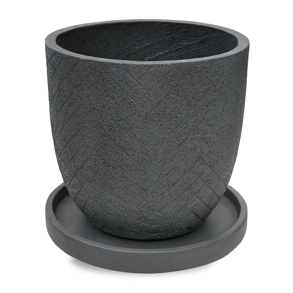 VOLENDAM BLACK POT D35 CM