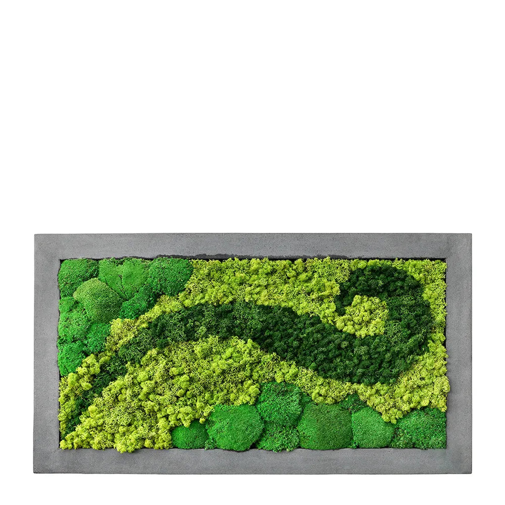 CUSTOMIZED ARTIFICIAL MOSS RECTANGULAR FRAME