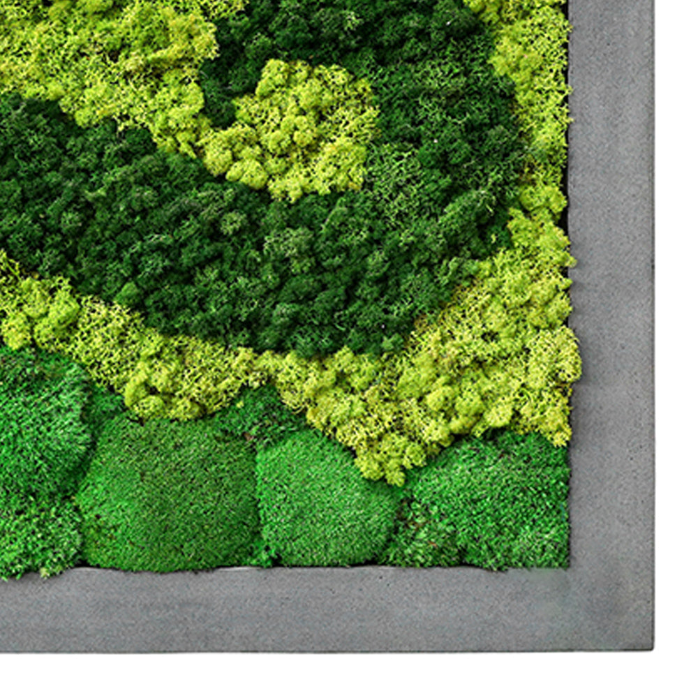CUSTOMIZED ARTIFICIAL MOSS RECTANGULAR FRAME