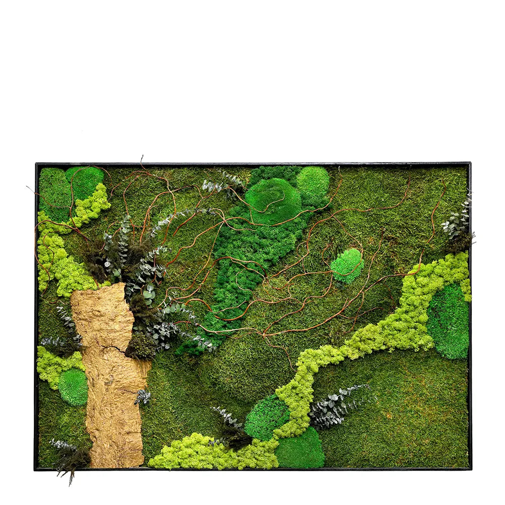 CUSTOMIZED ARTIFICIAL MOSS RECTANGULAR FRAME
