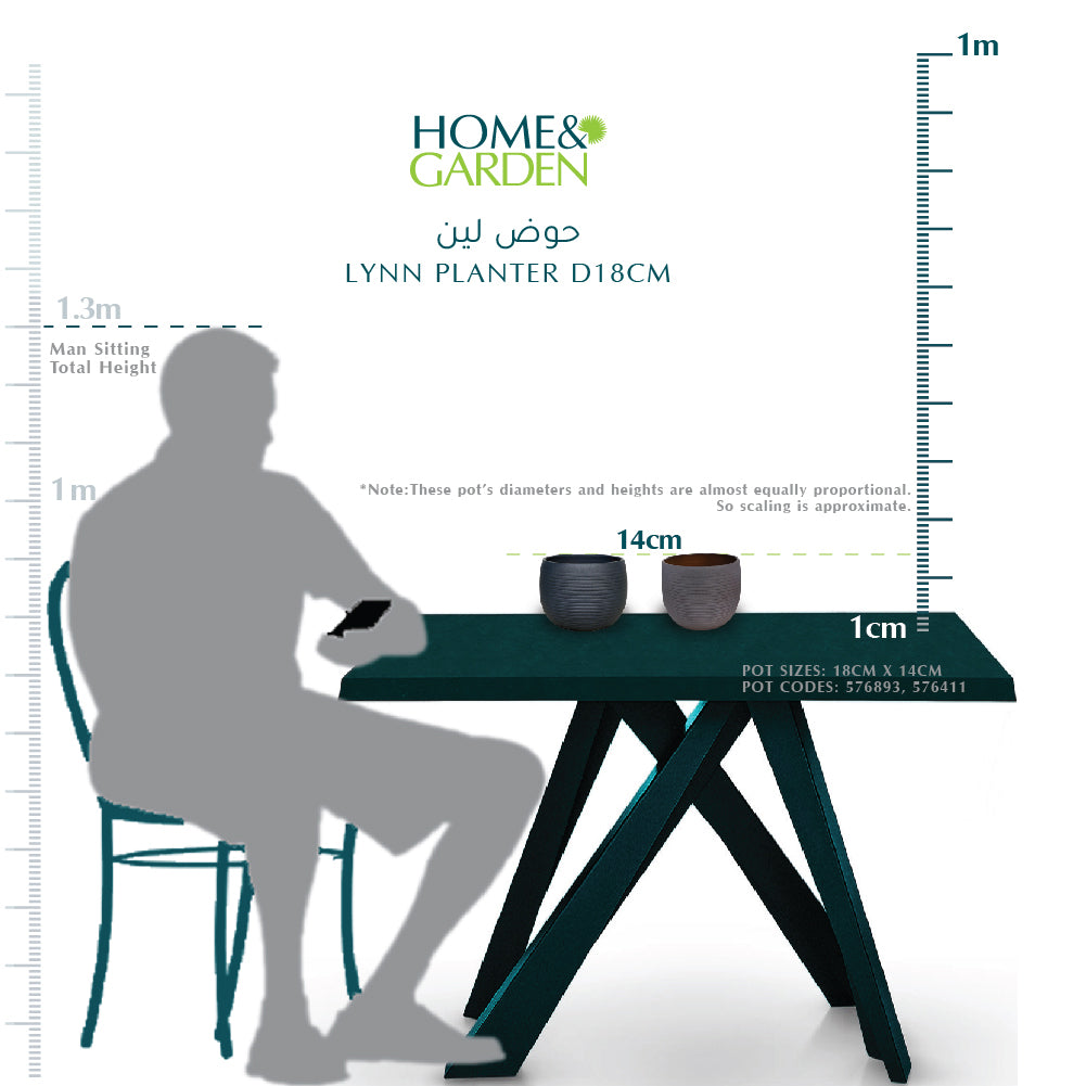 LYNN PLANTER D18CM - حوض لين 