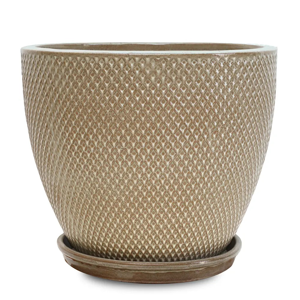 حوض سنوبا - سيراميك بني - قطر 48 سم