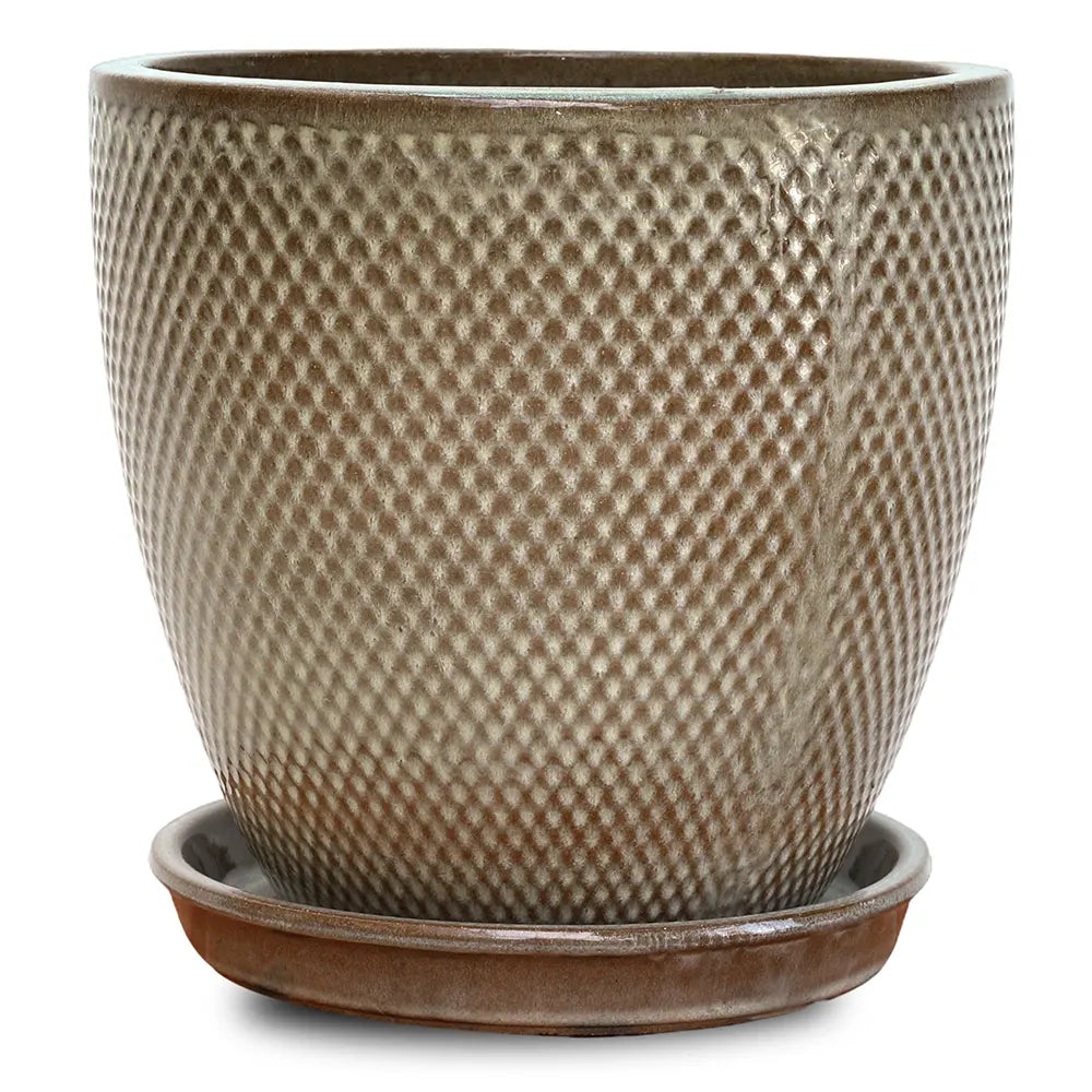 حوض سنوبا - سيراميك بني - قطر 29 سم